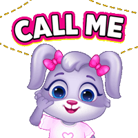 Calling Call Me Sticker by Lucas and Friends by RV AppStudios
