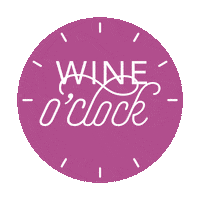 Time Wine Sticker by Aldiana Cluburlaub