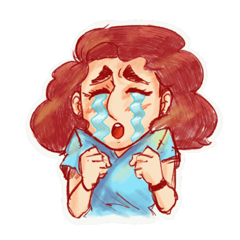 Cry No Sticker