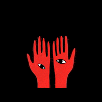 Ophelias red eyes magic aesthetic GIF