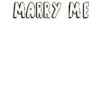 Propose Marry Me Sticker by Abster