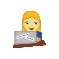 coding woman's day STICKER by imoji