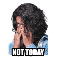 Reaction Gif Not Happening Sticker by Ashwin Gane