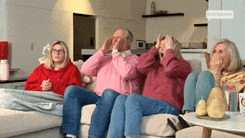 Shocked Watching Tv GIF by Gogglebox Australia