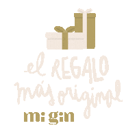 MiGin gift cocktail gin regalo Sticker