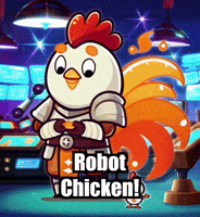 Robot Chicken Ai GIF by Zorooster