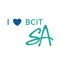 I Love Burnaby Sticker by BCIT Student Association