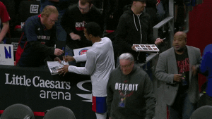 detroit pistons thank you GIF by NBA