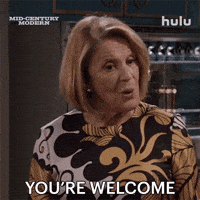 You Are Welcome Linda Lavin GIF by HULU