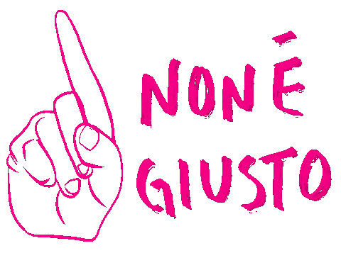 Non È Giusto Sticker by Spora