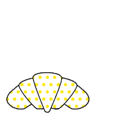 RAAofSA coffee croissant raa royal automobile association Sticker