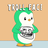 Face Penguin GIF by Abster