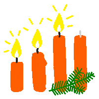 Candle Advent Sticker by evangelisch.de