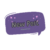 New Post Sticker by Dazzle4Rare