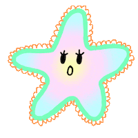 sundaysartclub wow shocked star surprise Sticker