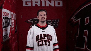 Shocked Sport GIF by Rapid City Rush
