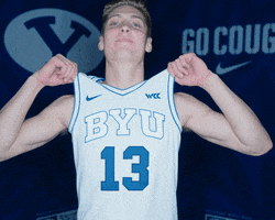 Byu Basketball Sport GIF by BYU Cougars