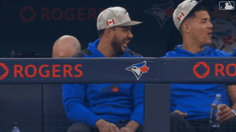 Blue Jays Laugh GIF by Toronto Blue Jays