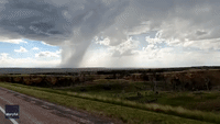 Thunderstorm Resembling Tornado Caught on Camera in South Dakota