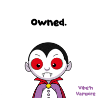 Vampire Mic Drop GIF by VeeFriends