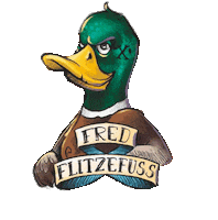 fredxflitzefuss fred ffff ente kickit Sticker