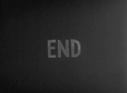 the end GIF