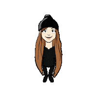 Drawing Beanie Sticker by Sloane Skylar