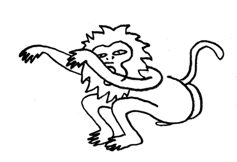 2d monkey GIF by floodcomics