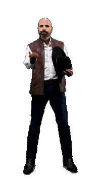 Gentleman Elmiijjoo Sticker by Luigi Balestra