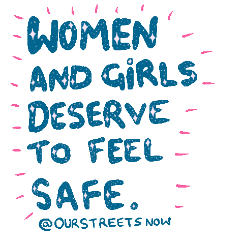 OSNOurStreetsNow women girls feminism womens rights Sticker