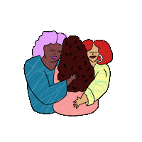 Support Each Other Building Community Sticker by LA vs. Hate