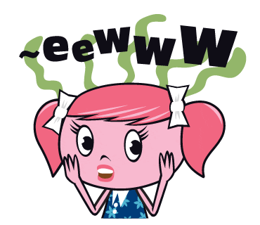 Charity Stink Sticker by Cartoon Network Asia