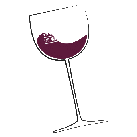 Wine Glass Sticker by Burgundy School of Business