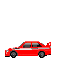 Car Pixel Art Sticker