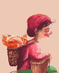 Tired Old Lady GIF by miledrawings