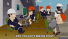 wondering walkie talkie GIF by South Park 