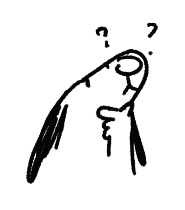 mikasenda giphyupload dog think Sticker