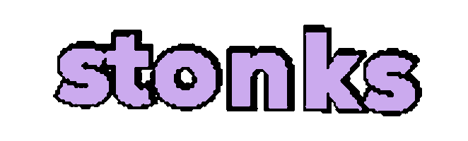 Stonks Sticker by Alissandra