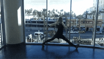 Exercise Stretching GIF by Audrey Hobert