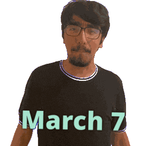March 7Th Sticker