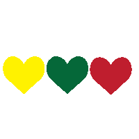 Color Hearts Sticker by mazistebuklai