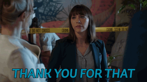 thanks tbs GIF by Angie Tribeca