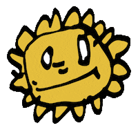 Happy Sun Sticker