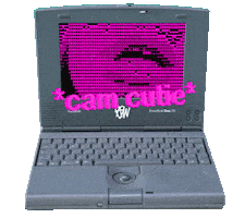 Pixel Kiss Sticker