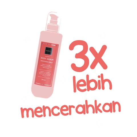 Happy Bodycare Sticker by Scarlett Whitening
