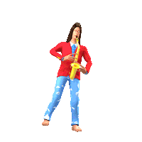 Happy Dance Sticker by Fantastic3dcreation