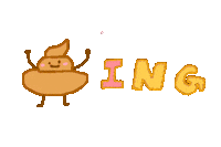大便 Sticker by 憨慢水豬與歹逗陣枝妞