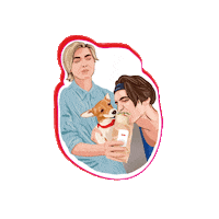 Happy Dog Sticker by Dmytro Borysov's Gastrofamily