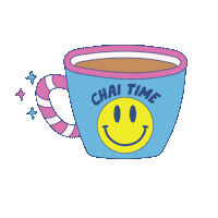 dancingbananagirldesign illustration drink chai dbgdesign Sticker