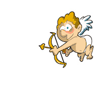 I Love You Cupid Sticker by bastardidentro
